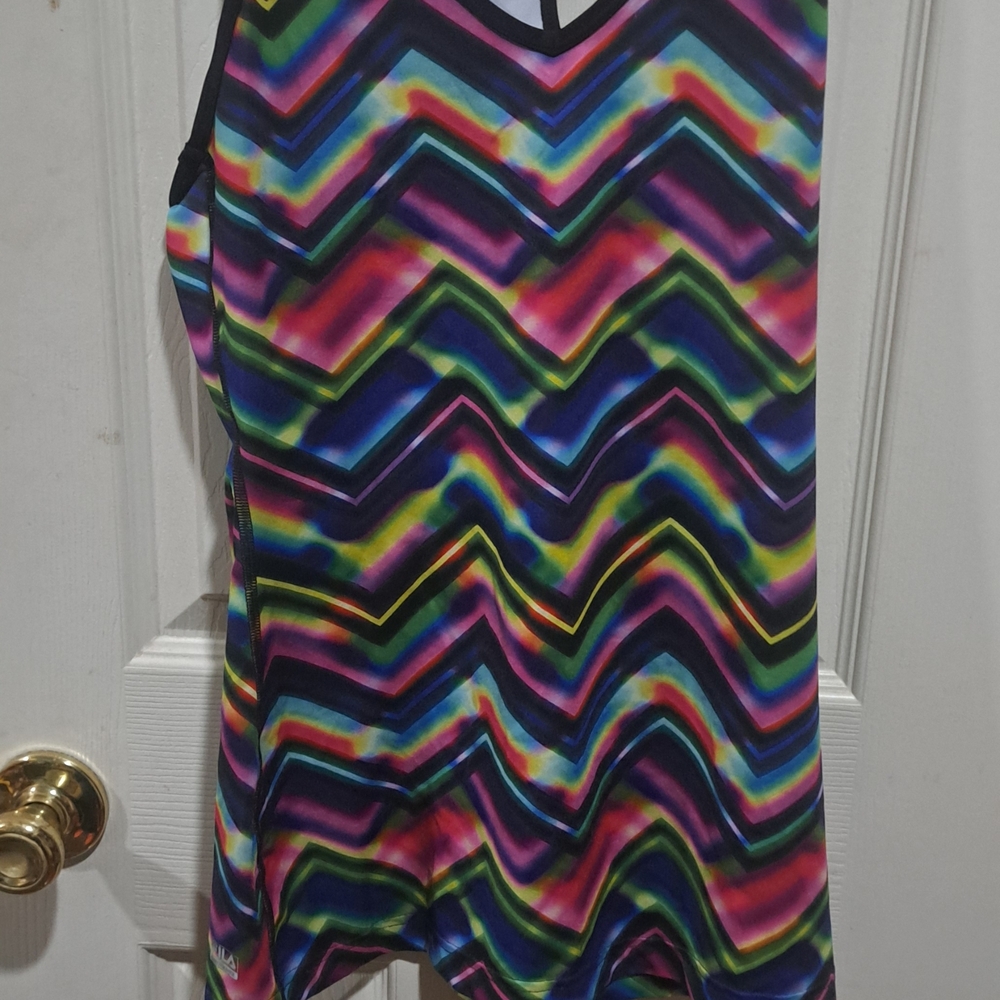 Fila Multicolor Patterned Tank Top